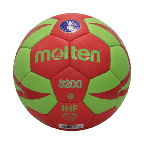 MOLTEN BALÓN HANDBALL MOD. H1X3200 ROJO/VDE # 1